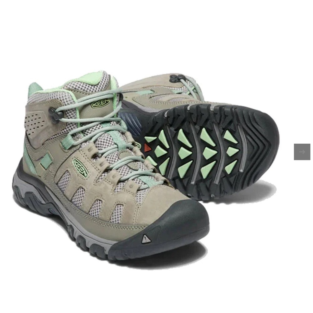 KEENT ARGHEE VENT MID FUMO/QUIET GREEN - WOMENS Size 9.5